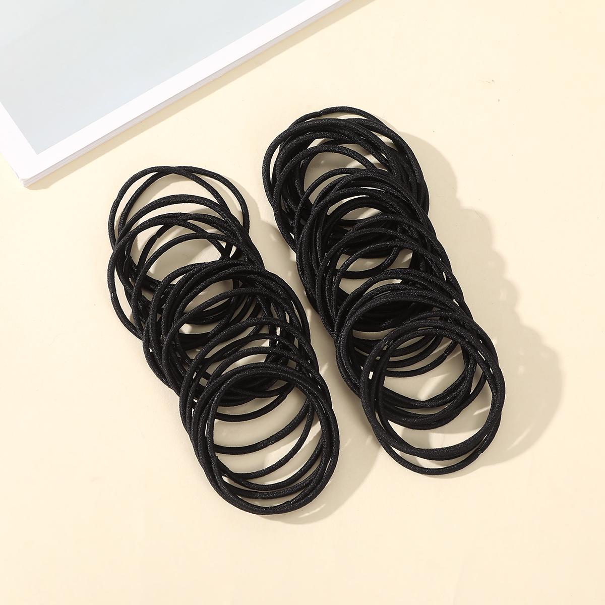 

AWAYTR 50 шт./набор Девочки Резинка для волос Повязки на голову Аксессуары для волос Для женщины Дети Держатель для хвостика Эластичные Скранчи Резинки