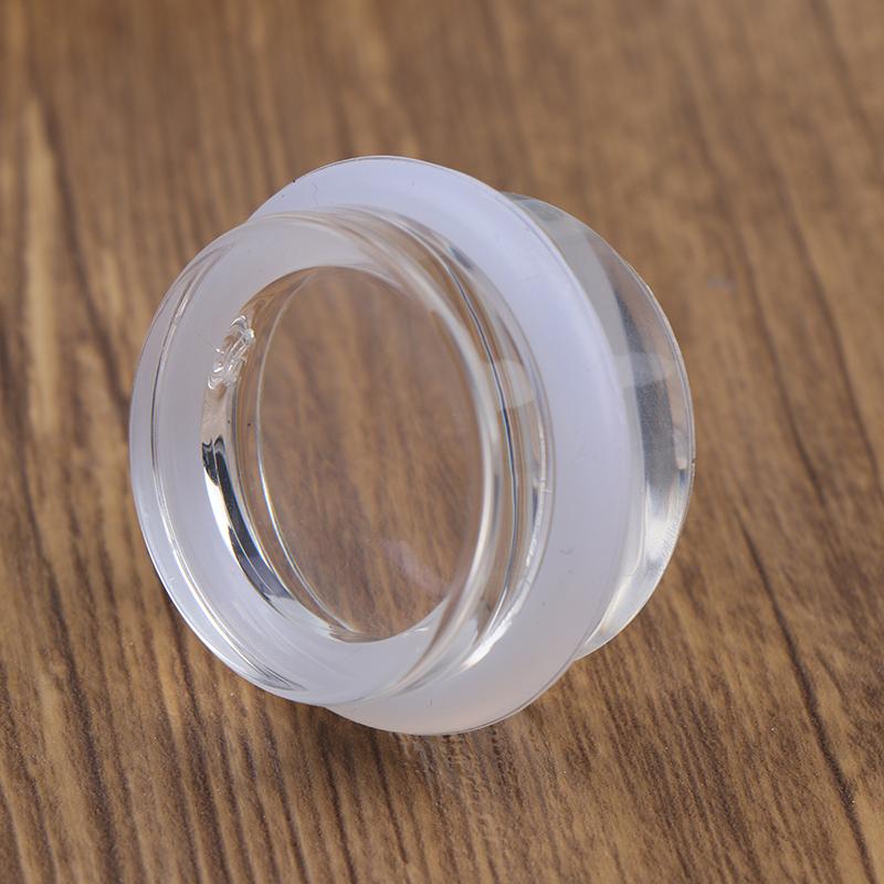 Acrylic Door Stopper Transparent Cylindrical Anti-Collision Buffer To Protect Walls And Furniture Self Adhesive Door Stopper