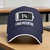 I Had Potential Sun Baseball Cap  Summer yk Funny Hip Hop Hats For Women Unisex Tennis Skate Snapback Cap