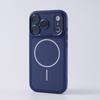 Matte Solid Color PC+Silicone Magnetic for Original Magsafe Case For iPhone 17Pro 16Pro 17Pro Max Touch Camera Button Back Cover
