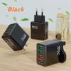 36W Multi-Port Charger with 3A+1C Ports, UK Standard, High-Power 3.1A Flash Charging