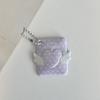 Polka Dot Angel Wing Card Holder 1 Inch Id Photo Card Case For Bag Charm Cute Couple Backpack Purse Keychain Pendant Decoration