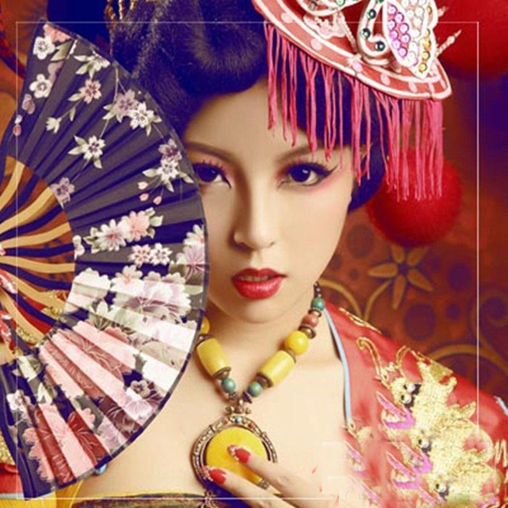 Japanese Style Personalized Summer Gift Fan Crafts Home Decoration Dance Hand Fan Folding Fan