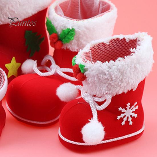 Christmas Boots Reused Increase Atmosphere Decorate Christmas Decoration Candy Boots