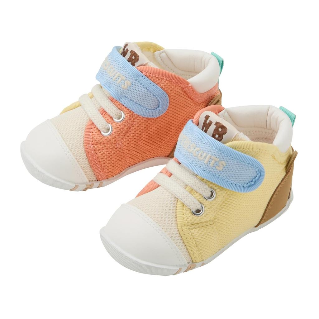 MIKIHOUSE HOT BISCUITS Babyschuhe für Jungen und Mädchen, Kinder, Gelb, 13 cm, 73-9310-494