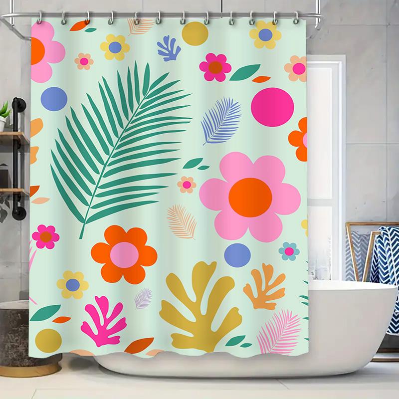 

Watercolor Watercolor Shower Curtain Decor Collection Grey Elephants Bath Mat Home Decor Shower Curtains Bathroom Decoration Whi W60H190(CM)-1 Pcs