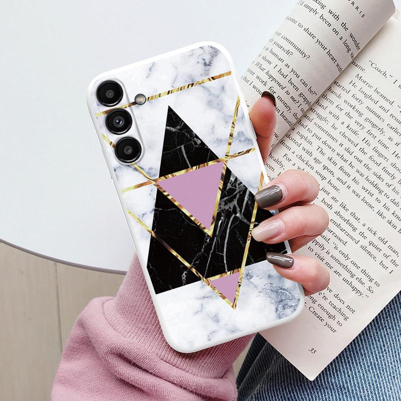 Case For Samsung A54 5G Back Cover Protective Silicone Funda Fashion Marble Stone Texture Coque For Galaxy A56 A16 A26 A36 A17