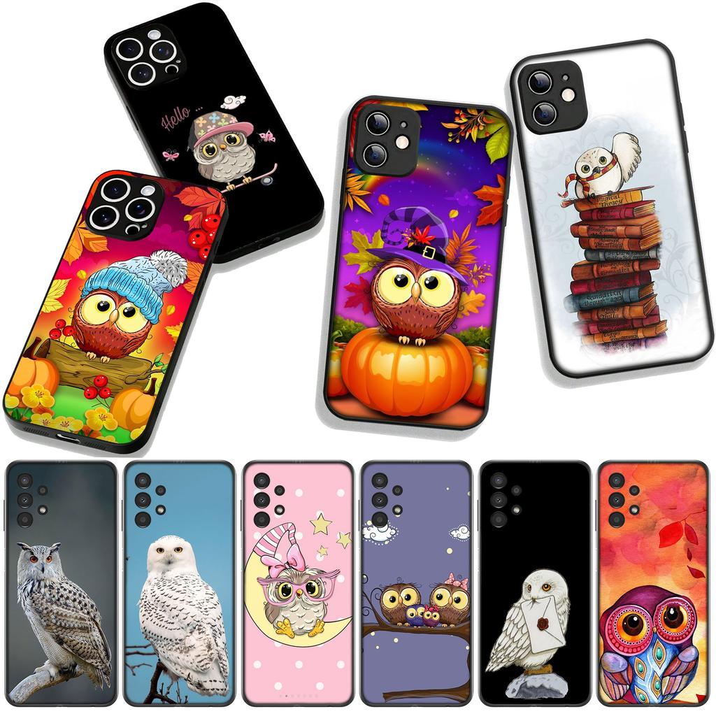 Owl Phone Cover Case for OPPO A54 A40 A60 A80 A18 A16 A17 A38 A78 A79 A57 A55 A96 A15 A12 Casing