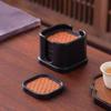 6pcs Chinese Style Heat Insulation Mat Anti-scalding Tea Cup Holder Rattan Tea Coaster Set  Home Use