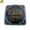 Digital DIY Electronic Clock Kit Light Control Rotation Digital LED Temperature & Time Display Tool Set for Soldering Practice