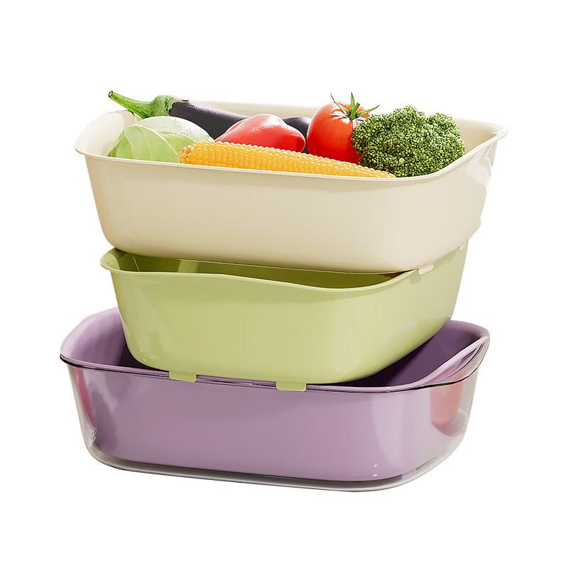 Drainage Food Prep Bowl Set