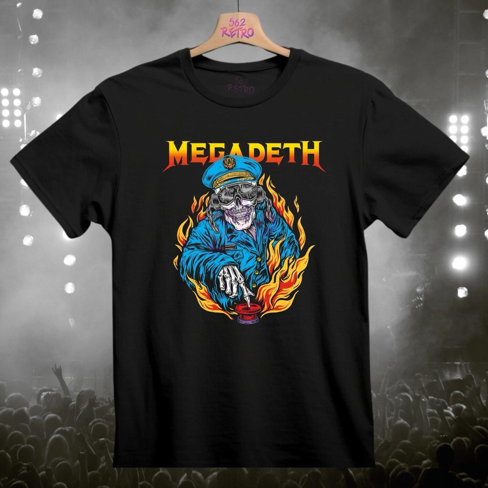 Megadeth Metal Band Men s and Women s T-shirts Black S-3XL XXXXL