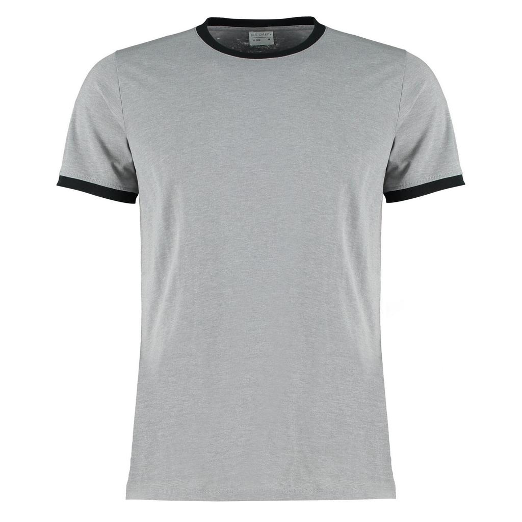 Kustom Kit Mens Ringer Fashion T-Shirt