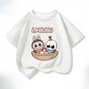 Sommer Søt Labubu Tegneserie Print Barn T-skjorte Kawaii Topp Barn Tee Gutter Jenter T-skjorte Morsomme Klær