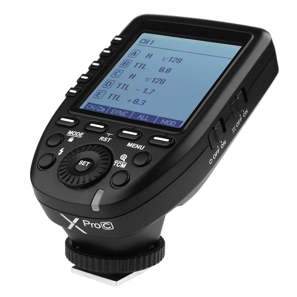 

GODOX Wireless Flash Trigger X Pro for TTL compatible with Wireless X XProC [ ] Canon, compatible, 2.4GHz wireless, System, чорний