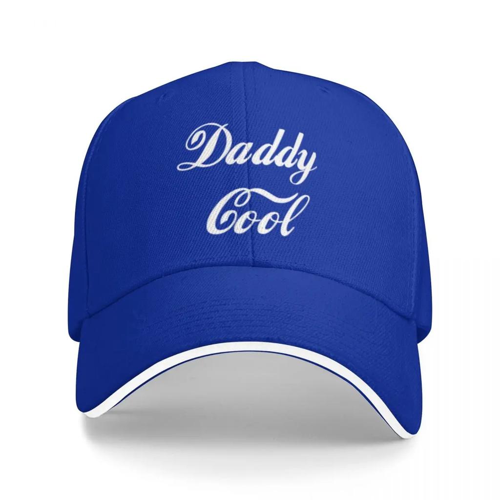 Daddy Cool Happy Fathers Day Baseball Cap Sports Cap Snap Back Hat Womens Golf Clothing Unisexs