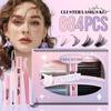 642 Tufts False Eyelashes Combination Set Diy Segmented Natural Thick D-Curve Eyelashes