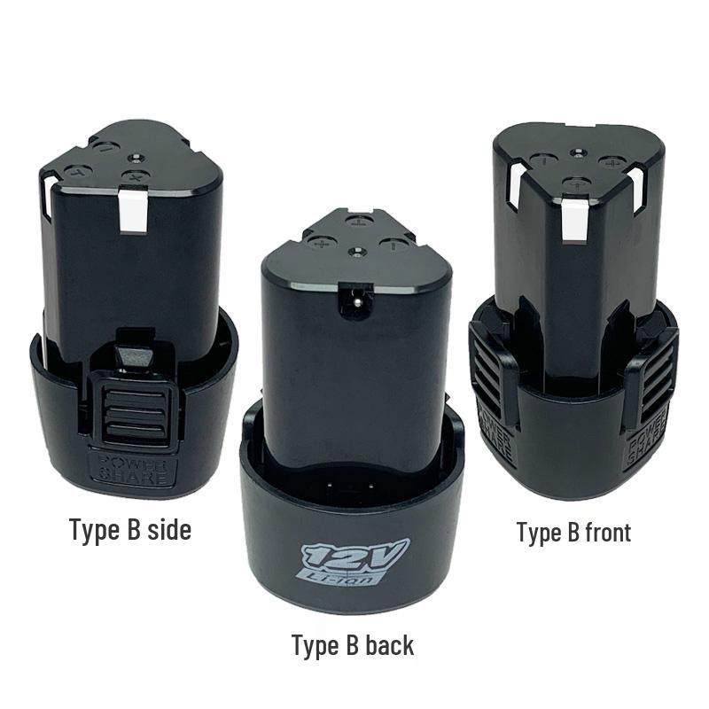 12V Rechargeable Lithium Battery Electric Screwdriver & Drill Set - Large Capacity