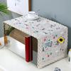 1PC Microwave Oven Machine Washable Cloth Cover Multi-purpose Cotton Linen 100*35cm Grease Proof Cover Kitchen Decor Dust Cover