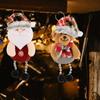 Creative Cloth Snowman Tree Pendant Elk Santa Claus Merry Christmas Ornament Decorative Hanging Christmas Decoration Xmas Gift
