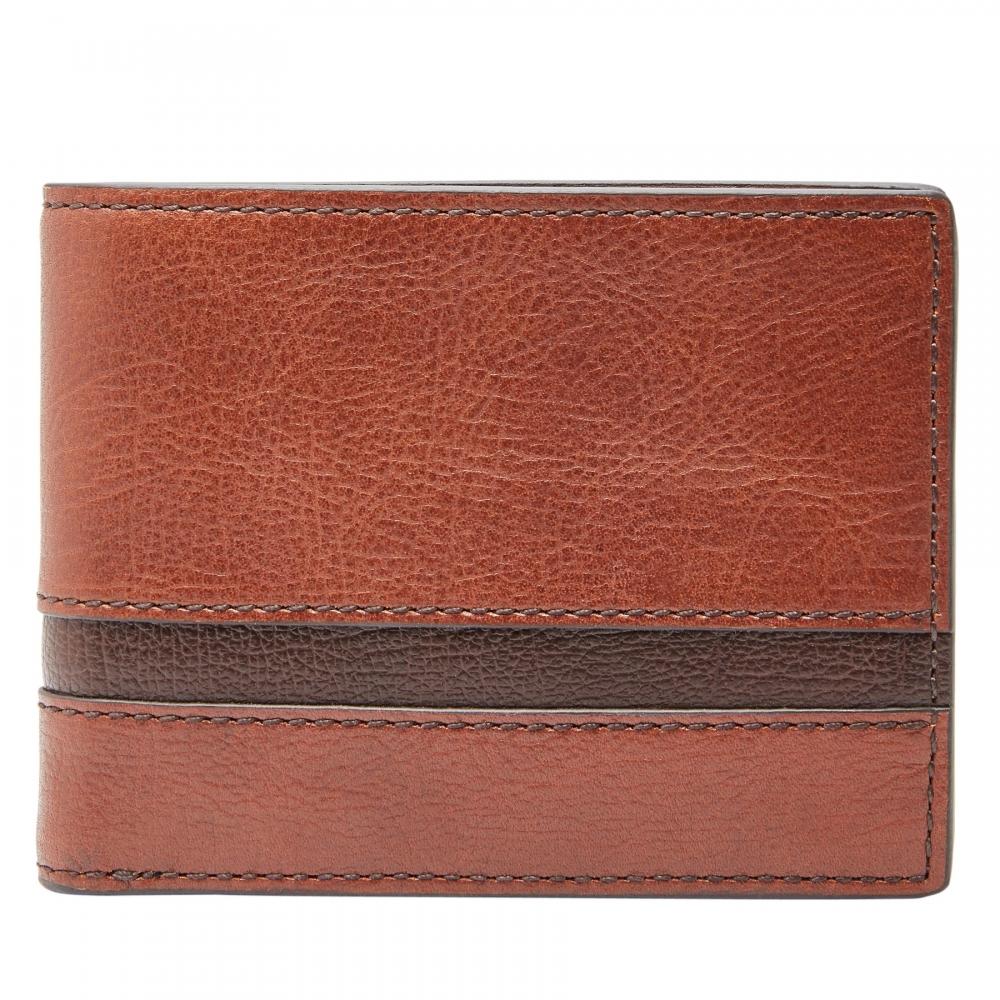 

Мужские кожаные RFID-путешественники Fossil Easton