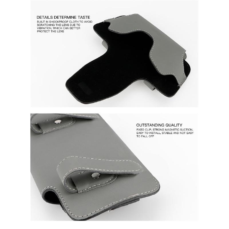 New Sun Visor Glasses Holder Textured Nappa Leather Glasses Case Sunglasses Storage