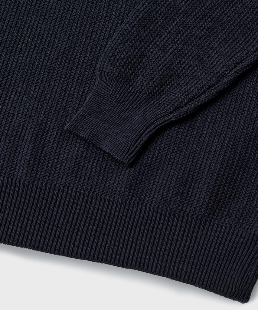 Beulaendideu Hard Twist Lounge Polo Knit [Ink Navy]