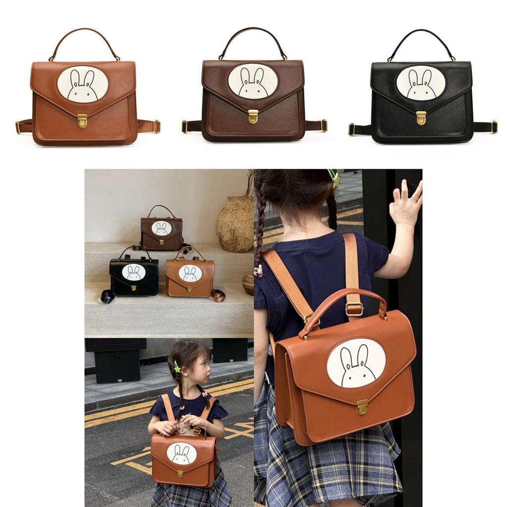 Kids Cartoon Backpack For Toddlers Girls Boys Pu Cute School Bag With Adjustable Straps