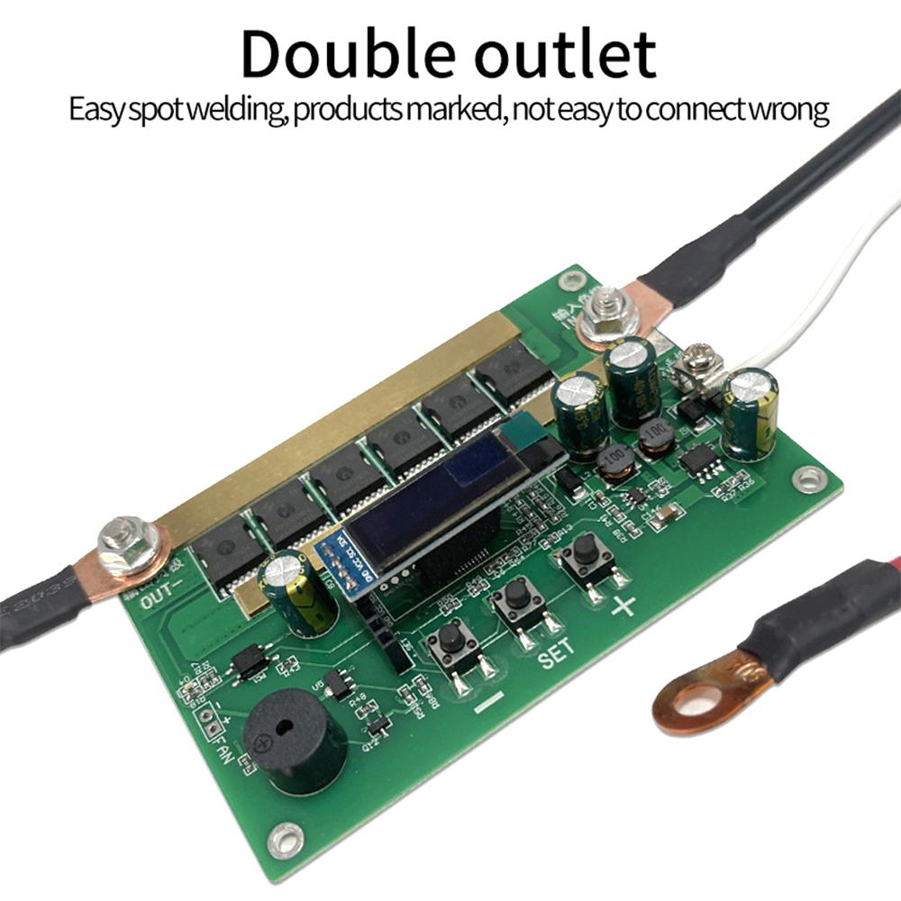99 Gears 12V Spot Welder Module with Welding Pen DIY Min Spot Welding  Machine Kit 0.1-0.3mm Nickel for 18650 Lithium Battery