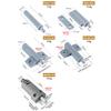 Practical Furniture Hardware Accessories, 10PCS Soft Close Cabinet Catches Damper Buffers for Door Stop