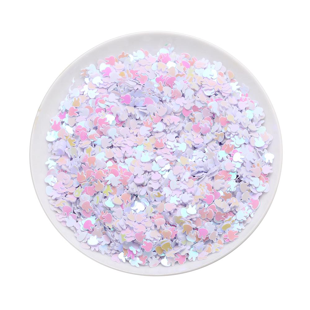 10g Butterfly Sequins Laser Glitter Sequin Epoxy Resin Paillettes Rabbit Heart Sequin for DIY Epoxy Resin Crafts Nail Art Decor