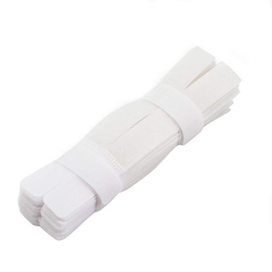 50Pcs Reusable Nylon Magic Tape Cable Tie Fasten Straps Wire Holder Organizer