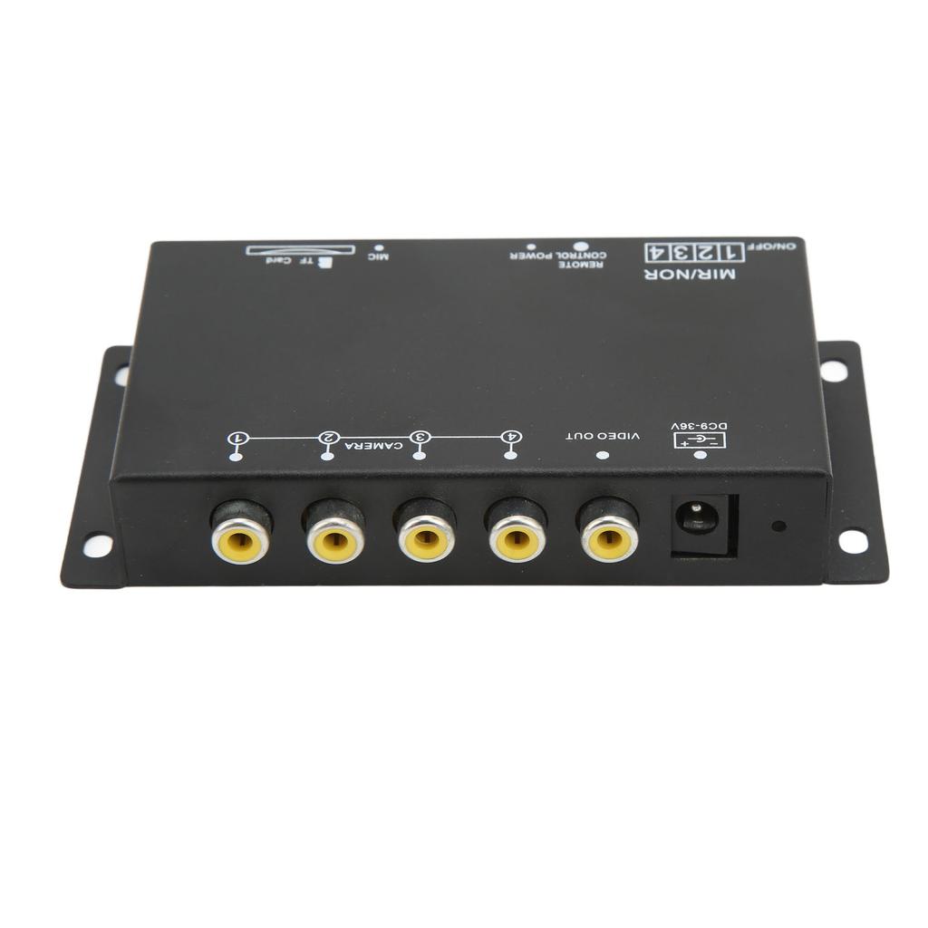 Vehicle Digital Video Recorder 4 Channel 720P DC9‑36V Universal Mini MDVR for RV Van Truck