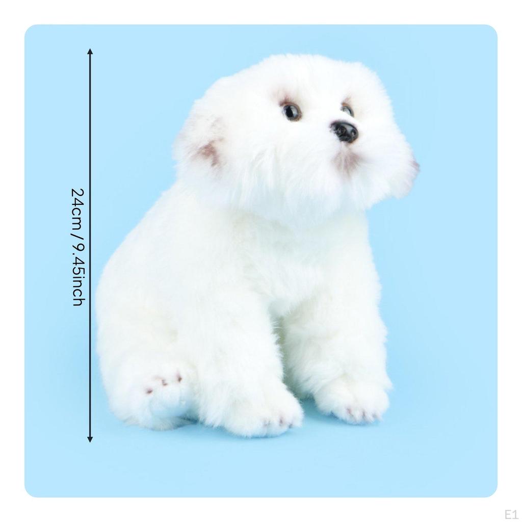 Maltese Stuffed Dog Gift Creature Soft