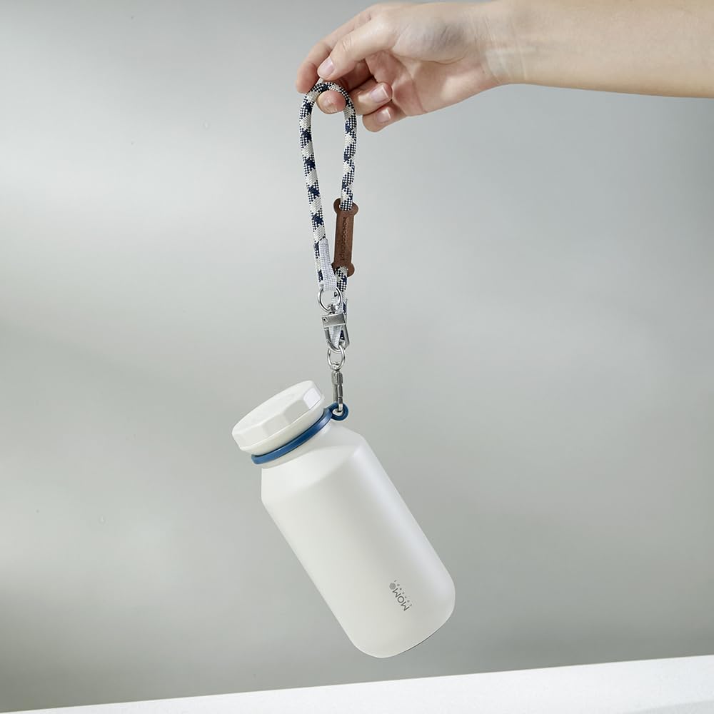 MOMO CONCEPT Vacuum Insulated Lightweight Rock Tumbler, 440ml, Cream White, 01016-29301R