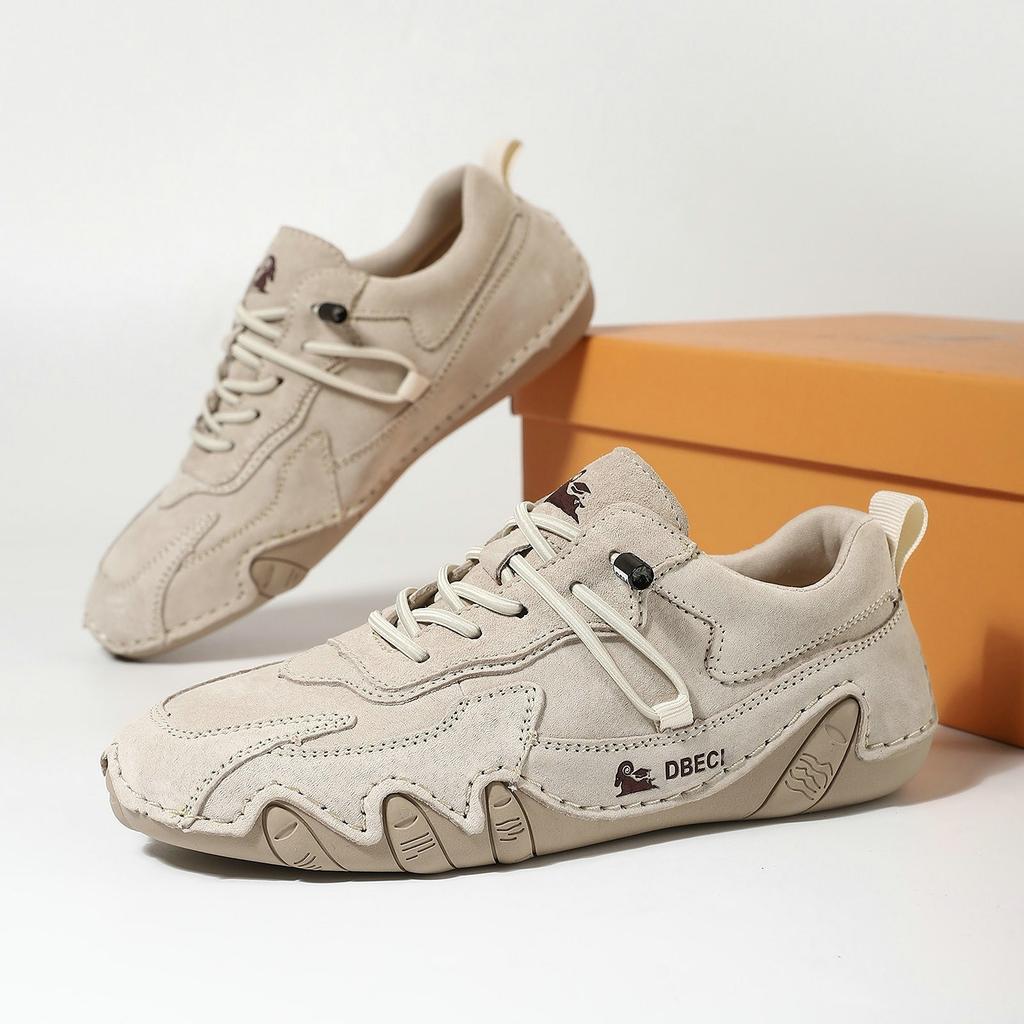 First layer leather large size men's and women's shoes outdoor casual shoes summer sports shoes