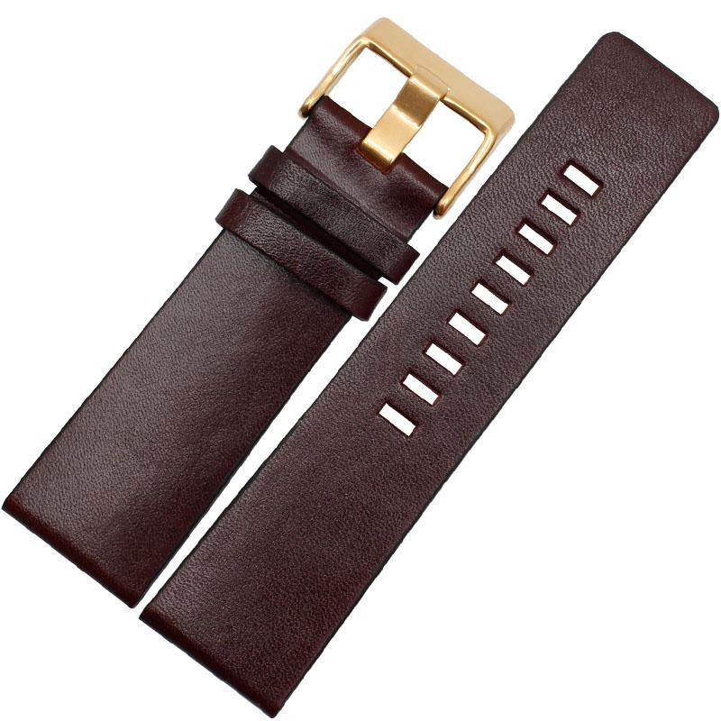 Kaufe Lederarmband 22 24 26 28 30 mm 32 mm für Diesel-Uhrenarmband