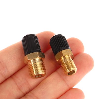 Neues 1 Stück M10 M8 DIY Zubehör Luftkompressor Tankfüllventil Sechskant Messing Tankfüllventil M8/M10 Gewindeventilkern