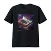 Cool Cats On Synthesizers In Space Minimoog T Shirt For  Vintage Washed Stylish Slightly Stretched Unisex Designer Clothes