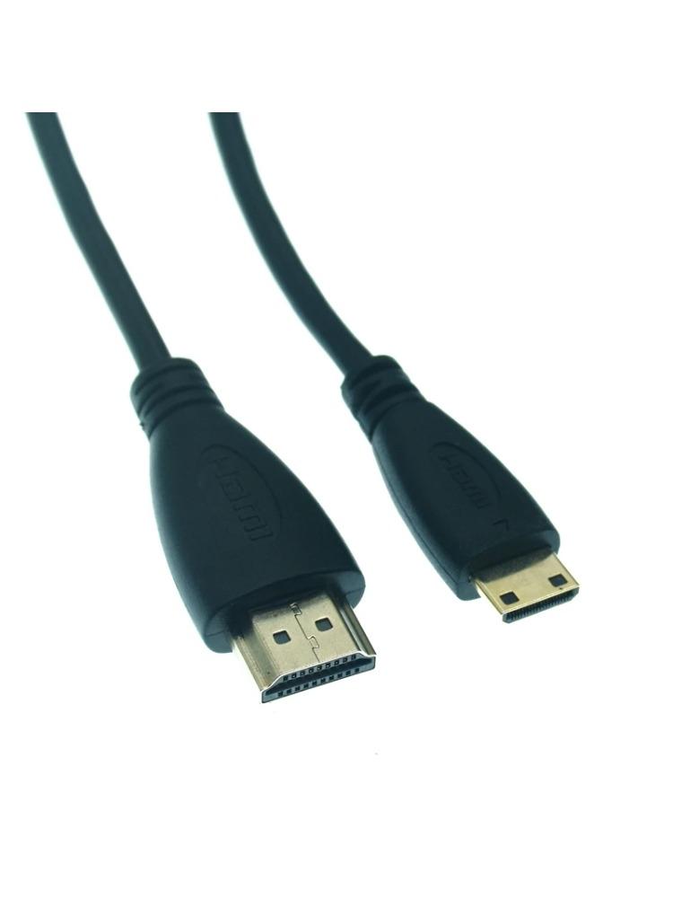 Gold Plated High Speed Mini HD To HDMI-Compatible Cable, 1080P 3D Video Cord for Camera Monitor Projector Laptop, 0.3M-5M