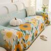 Cartoon Flower Sofa Cover Tassels Four Seasons Leisure Thin Blanket Anti-cat Scratch Weave Couch Towel for Living Room Slipcover