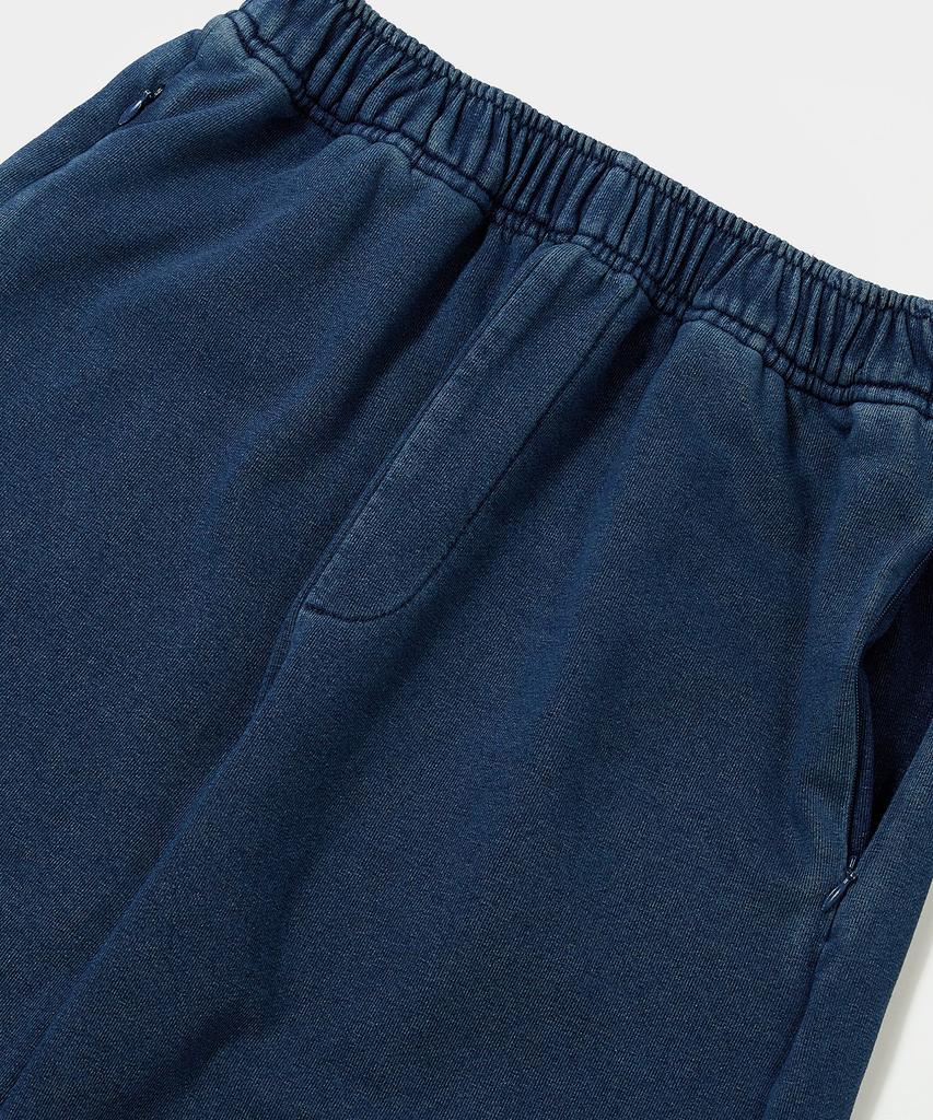 COLUMBIA UNIVERSITY Tiny Script Denim Terry Loose Sweatpants Midnight Denim
