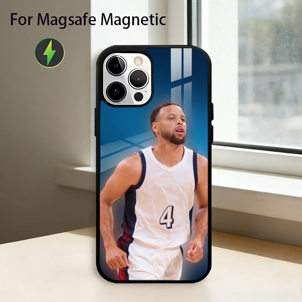

Sports Star S-Stephen Curry Phone Case For iPhone17,16,15,14,13,12,11 Plus,Pro Magnetic For Magsafe Wireless Charging iPhone15PRO