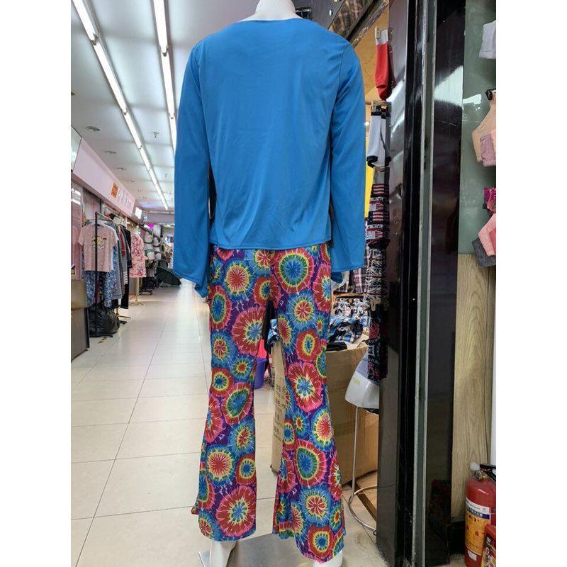 Halloween New Retro 80S Flared Pants Suit Nightclub Ds Performance Outfit Bar Couple Singer Stage Outfit