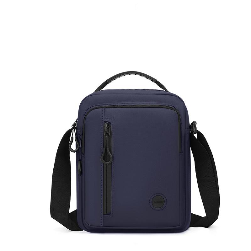 Men's Shoulder Bag Large Capacity Outdoor Commuter Mobile Phone Bag Water-Repellent Business Handbag