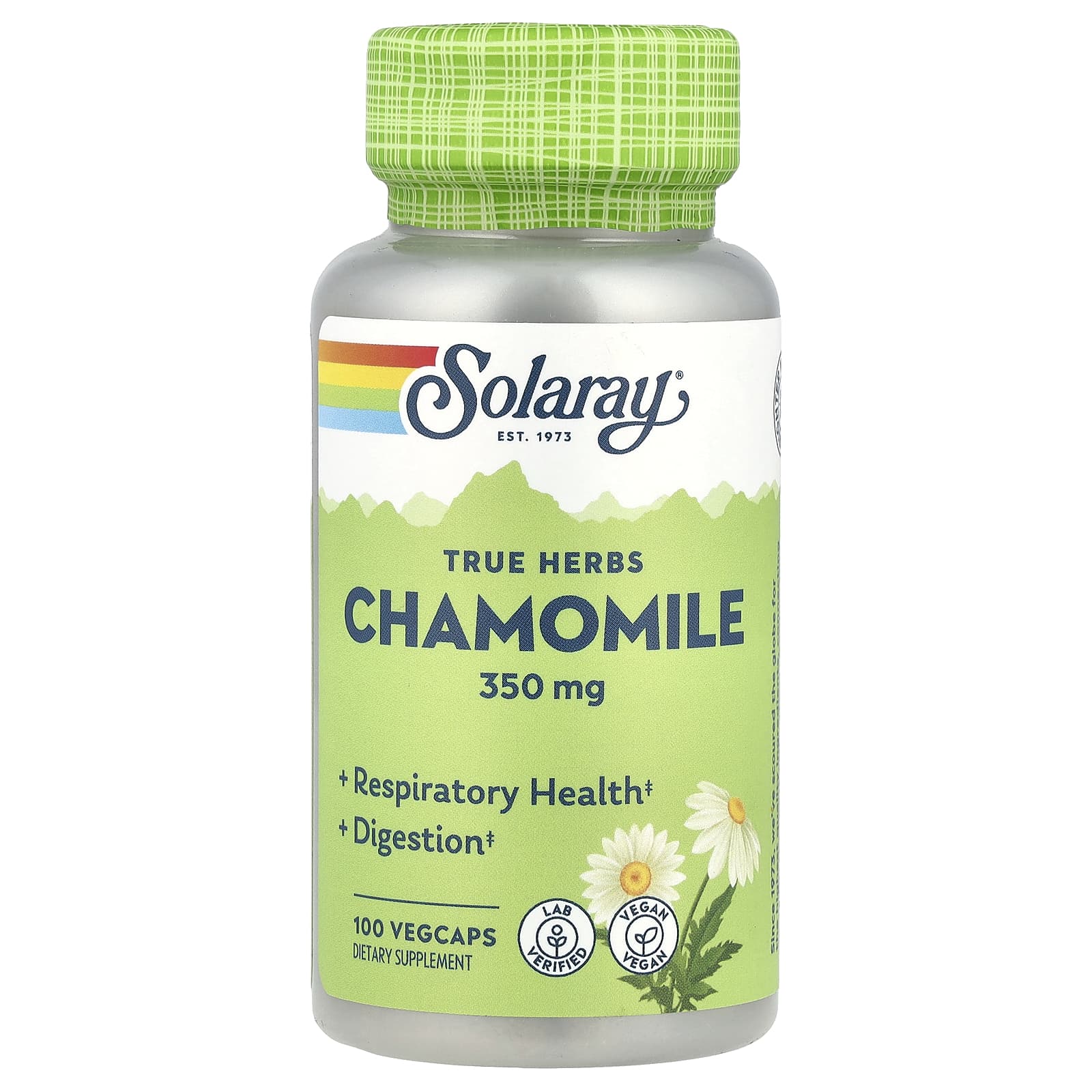 

True Herbs, Chamomile, 350Mg, 100 Veggie Caps