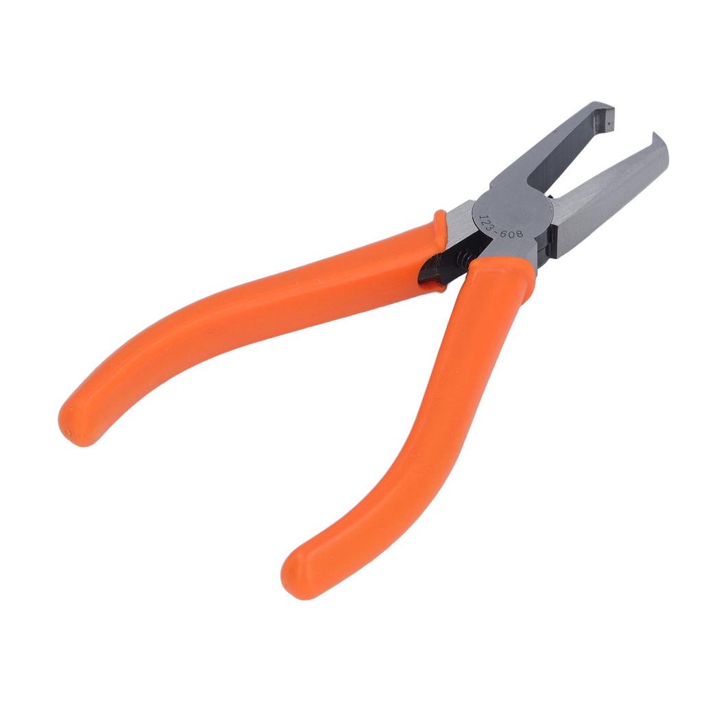 Transverse End Cutter 8mm CRV Long Nose Flush Jaw End Cutting Pliers with Auto Reset Spring for Elec