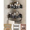 Punch-Free Wall-Mounted Bathroom Shower Corner Shelf