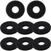 BRIIKPP Guitar Strap Set of Compatible with Acoustic and Black Locks, 8, Silicone, Anti-Slip, Fender, Electric, Guitars, Basses,