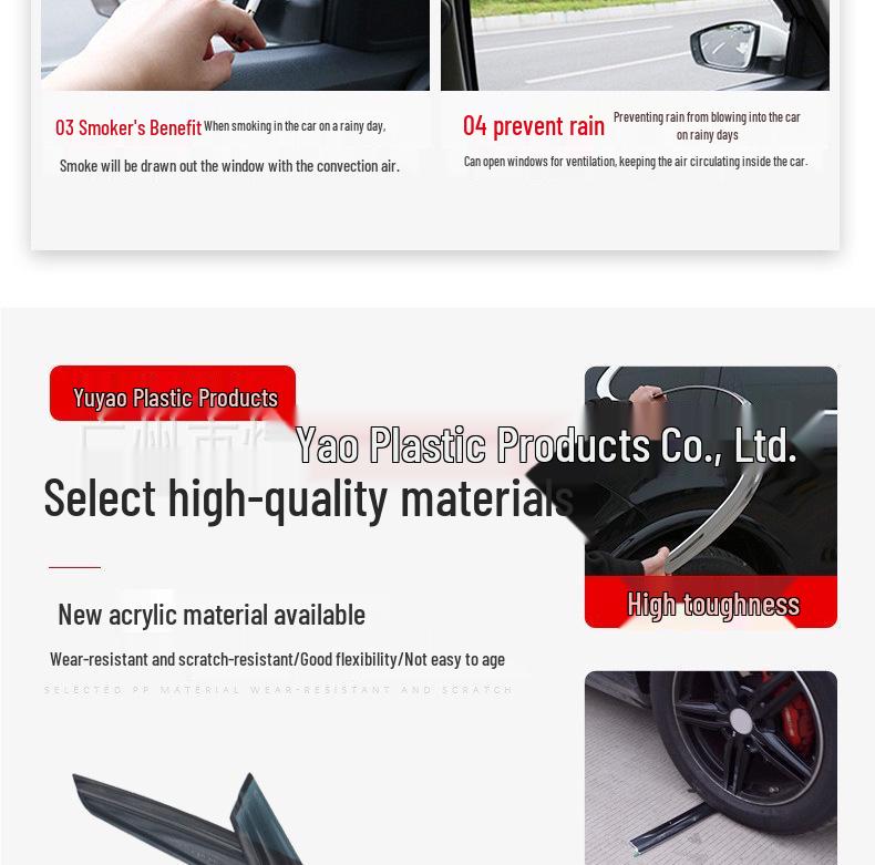 Honda Civic Window Trim Accessories (2016-2021) - Acrylic Rain Guards & Deflectors